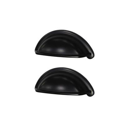 Møbelgreb Chervil 9,5 cm Sort Mat 2 Stk