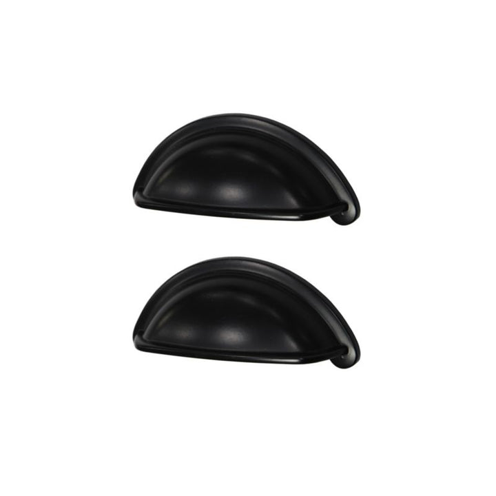 Møbelgreb Chervil 9,5 cm Sort Mat 2 Stk