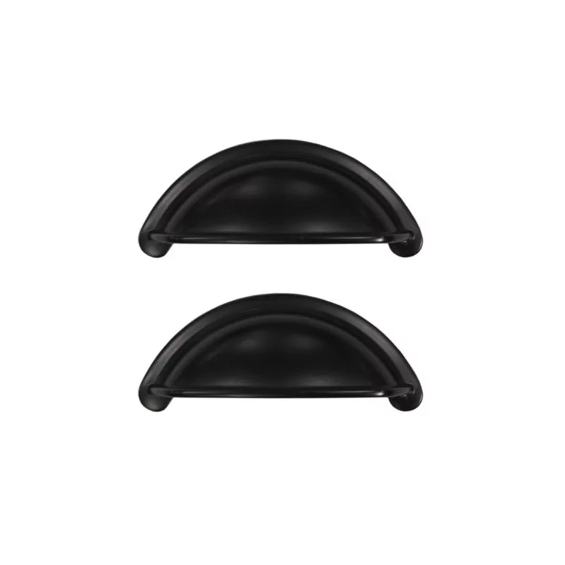 Møbelgreb Chervil 9,5 cm Sort Mat 2 Stk