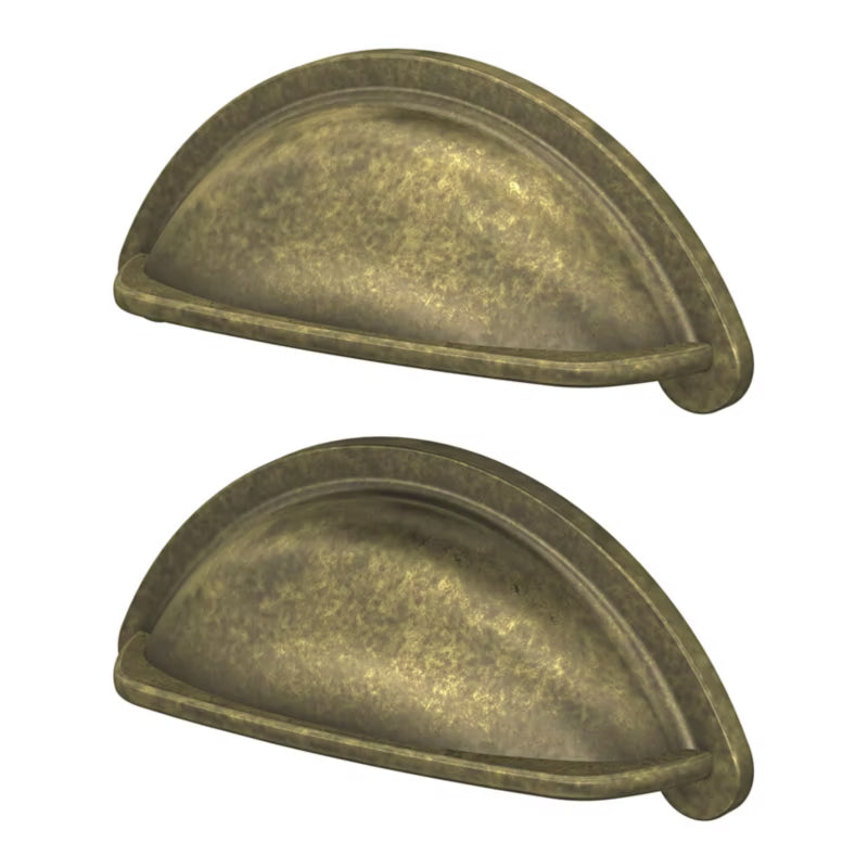 Møbelgreb Chervil Skal 94 mm Messing 2-Pak