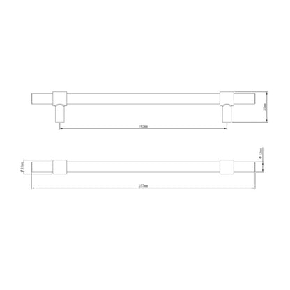Møbelgreb Dukkah 257 mm Sort