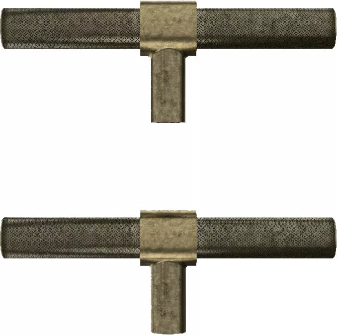 Møbelgreb Dukkah T 95 mm Antik Messing 2-Pak