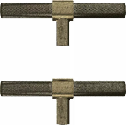Møbelgreb Dukkah T 95 mm Antik Messing 2-Pak