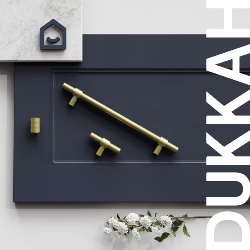 Møbelgreb Dukkah T 9,5 cm Messing 2-Pak
