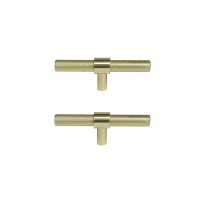 Møbelgreb Dukkah T 9,5 cm Messing 2-Pak