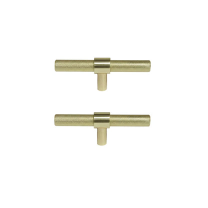 Møbelgreb Dukkah T 9,5 cm Messing 2-Pak