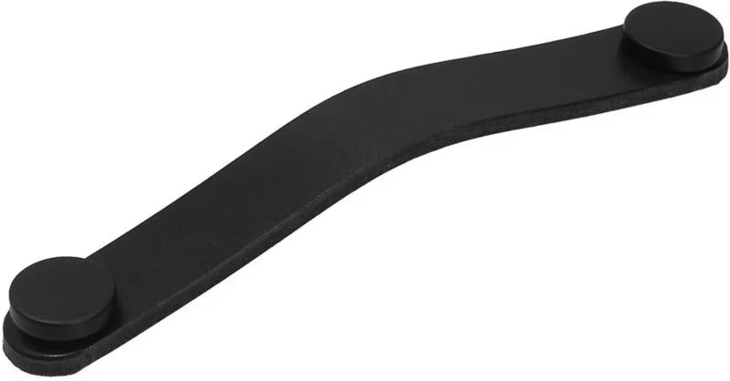 Møbelgreb Læder 14,8 cm Sort