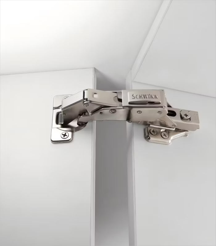 Møbelhængsel 165 Grader Dæmpet Clip-On 4 Stk.