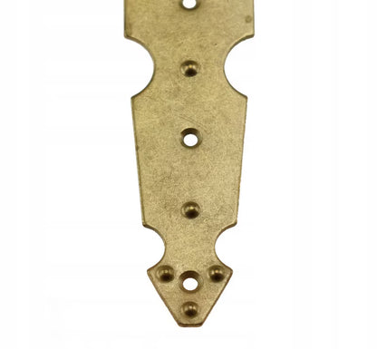 Møbelhængsel Dekorativ 77x123 mm Guld