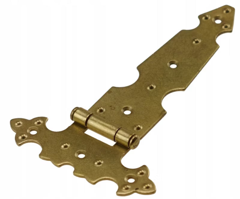 Møbelhængsel Dekorativ 77x123 mm Guld