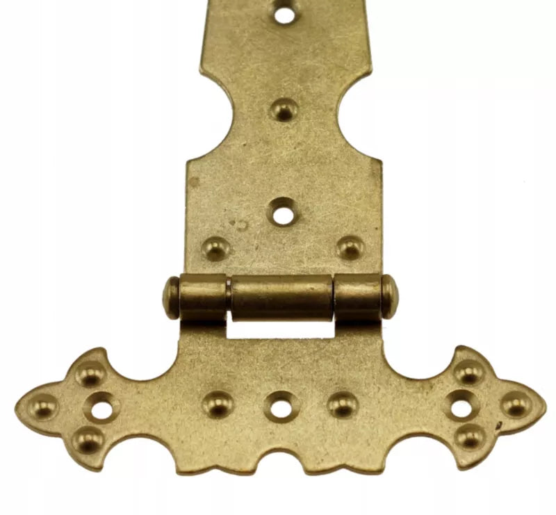 Møbelhængsel Dekorativ 77x123 mm Guld