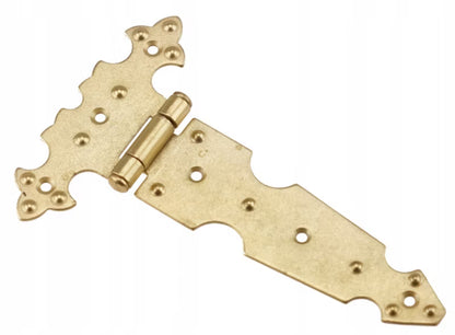 Møbelhængsel Dekorativ 77x123 mm Guld
