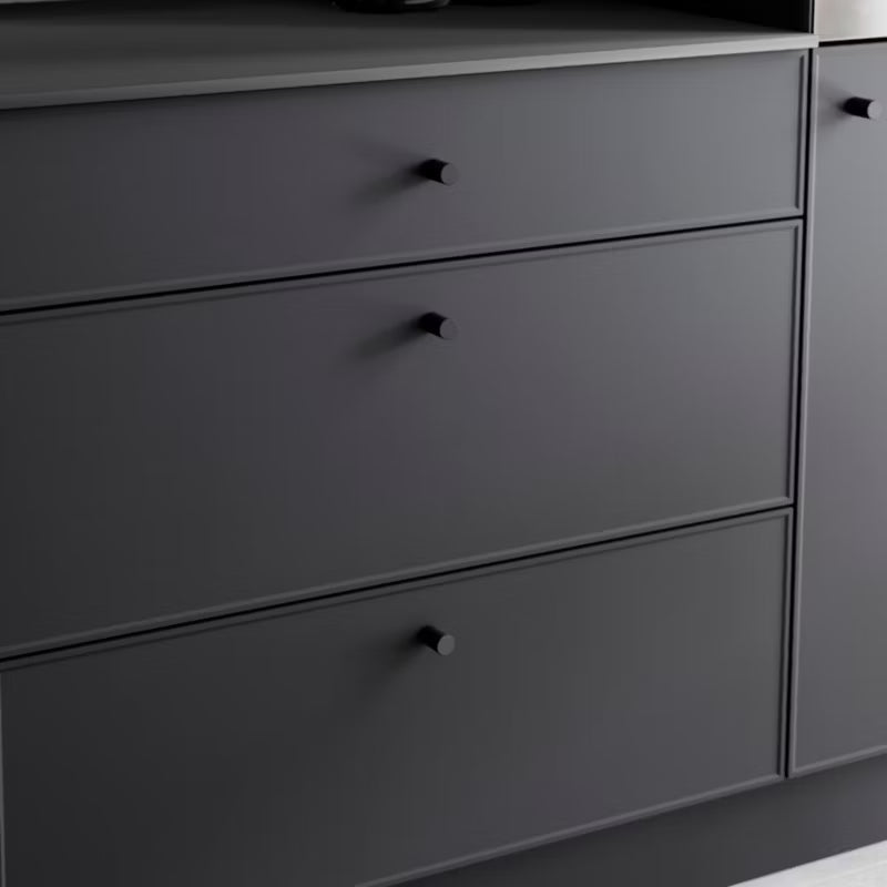 Møbelknop Dukkah 18x18 mm Sort 2 Stk