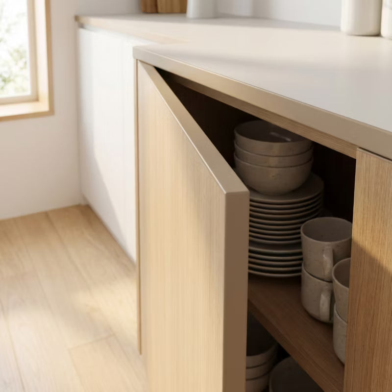 Møbelprofil 18 mm 5 m Sort