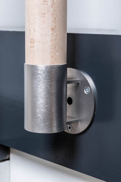Stolpebeslag Lodret Ø50 mm Rustfrit Stål
