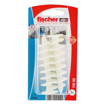 Fischer FID 25 x 90 mm monteringspløkker til polystyren og isolering, 2 stk.