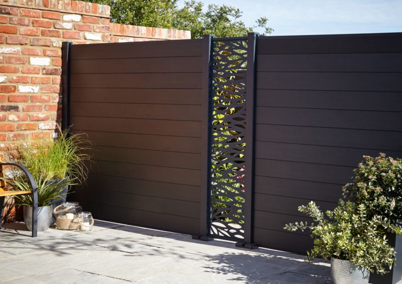 Blooma Neva dekorationsmodul i aluminium 44 x 179 cm grå