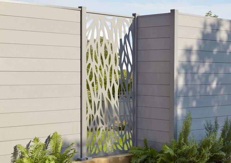 Blooma Neva dekorationsmodul i aluminium 44 x 179 cm taupe