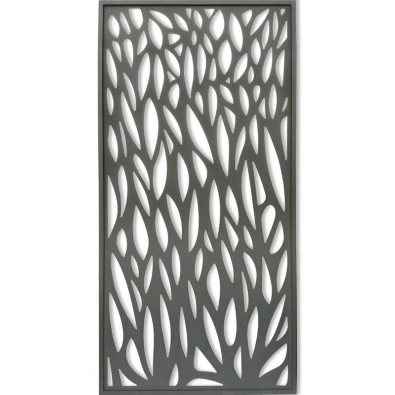Blooma Neva dekorativt modul i aluminium 88 x 179 cm taupe