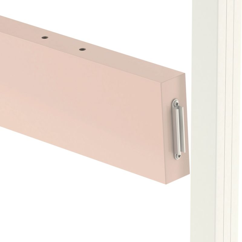 GoodHome Alara modul 100 x 12,5 cm i fersken-rosa