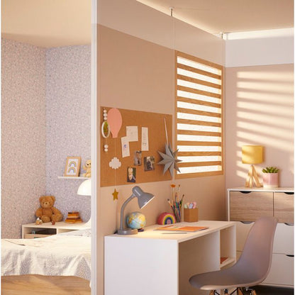 GoodHome Alara modul 25 x 12,5 cm til maling hvid