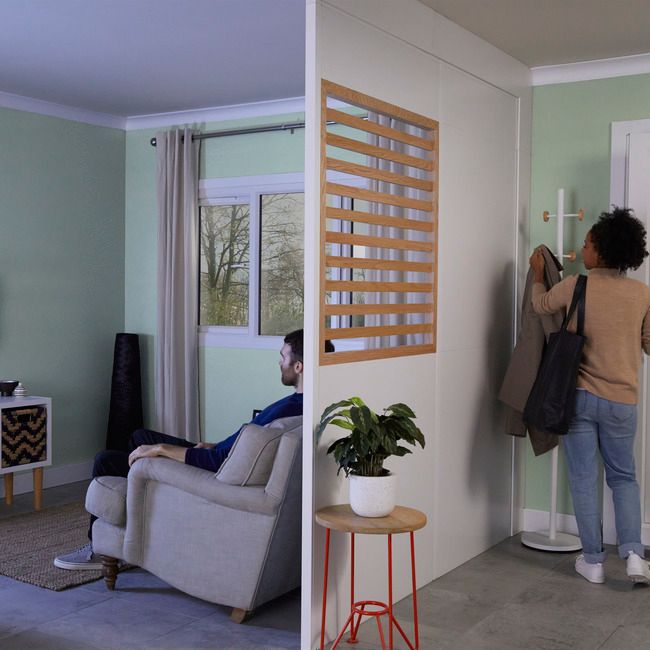 GoodHome Alara modul 50 x 25 cm til maling hvid