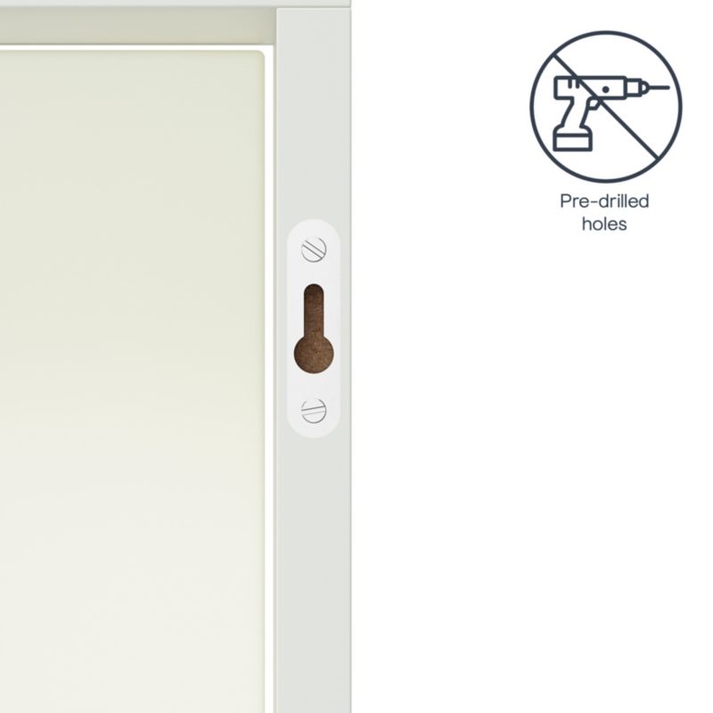 GoodHome Rigga modul med dør 60 cm hvid