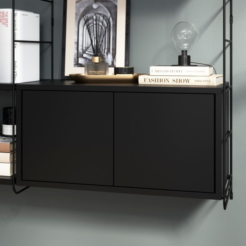 GoodHome Rigga modul med dør 60 cm sort