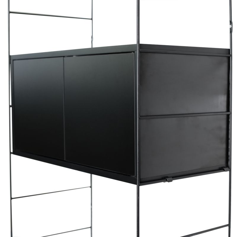 GoodHome Rigga modul med dør 60 cm sort