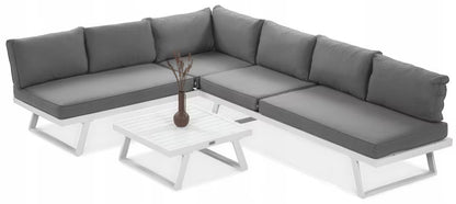 Modulær Havesofa MIDWAY med Bord 6 Personer