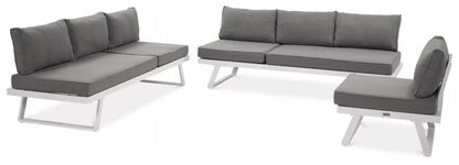 Modulær Havesofa MIDWAY med Bord 6 Personer