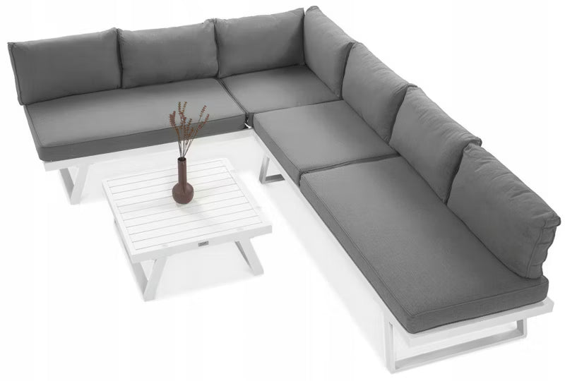 Modulær Havesofa MIDWAY med Bord 6 Personer