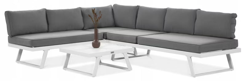 Modulær Havesofa MIDWAY med Bord 6 Personer