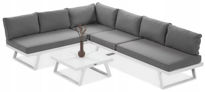 Modulær Havesofa MIDWAY med Bord 6 Personer