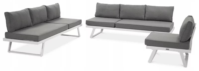 Modulær Havesofa MIDWAY med Bord 6 Personer