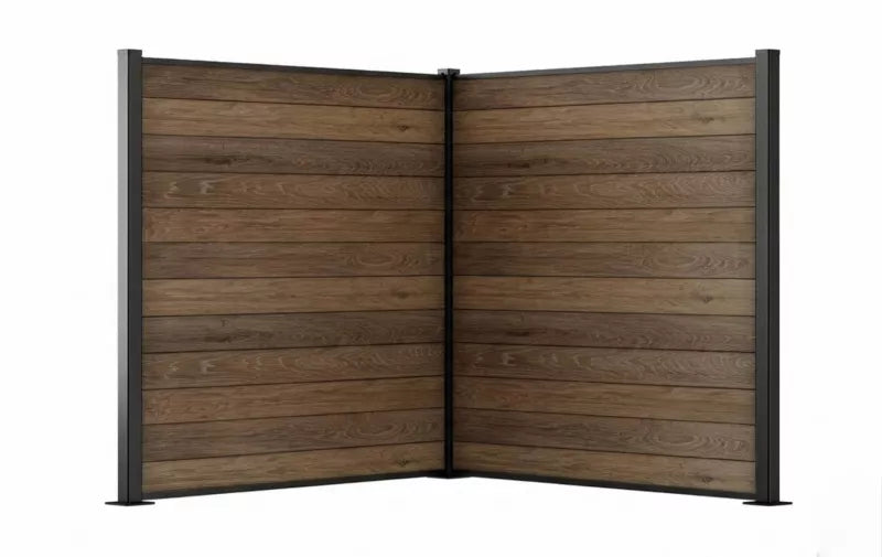 Modulhegn 189x183 cm Valnød