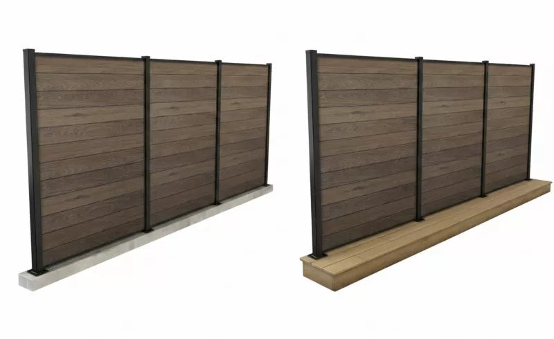 Modulhegn 189x183 cm Valnød