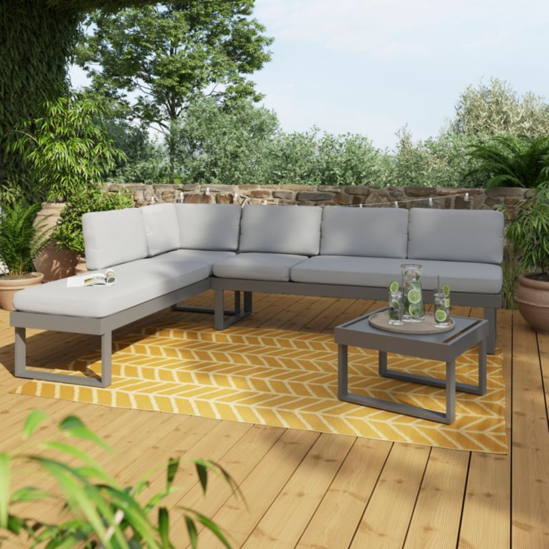 Modulært terrassemøbelsæt GoodHome Moorea til 6 personer