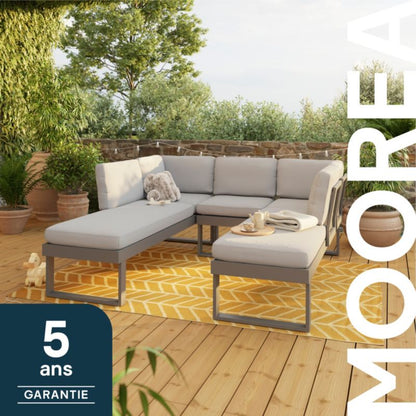 Modulært terrassemøbelsæt GoodHome Moorea til 6 personer