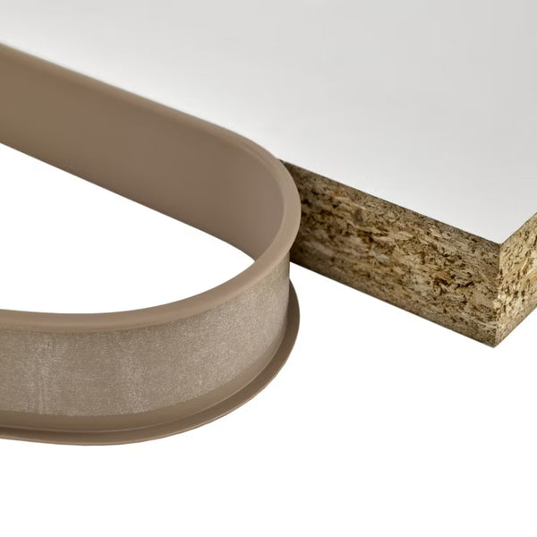 Møbelprofil PVC 18 mm Selvklæbende 5 m Beige