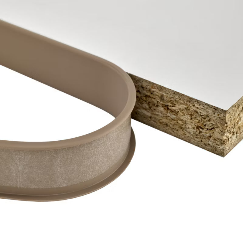 Møbelprofil PVC 18 mm Selvklæbende 5 m Beige