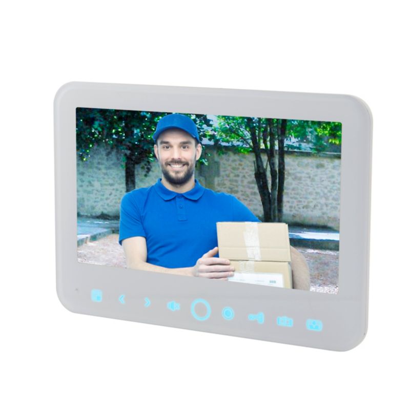 Blyss E2-FR/SH 7" touch-monitor til video-dørtelefon med port og låge