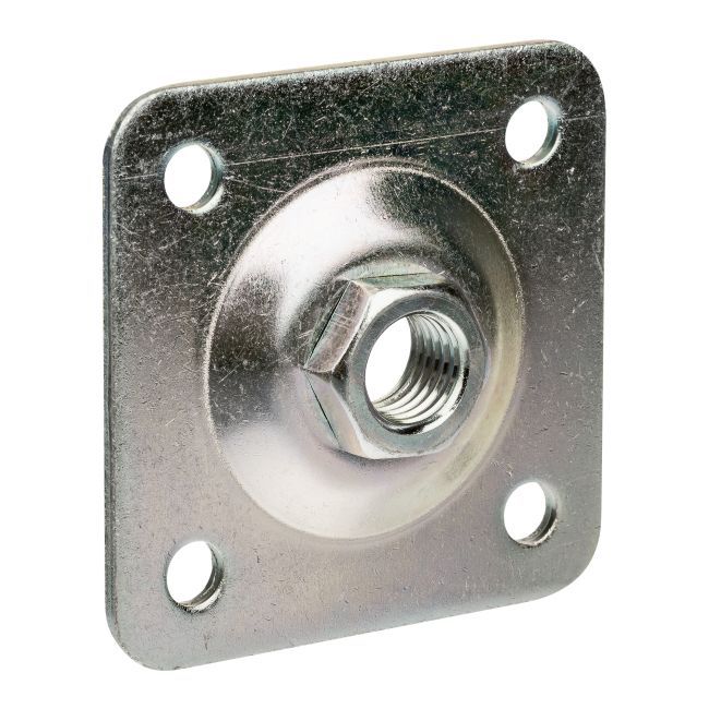 Monteringsplade M16 80x80 mm Galvaniseret Stål