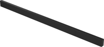 Monteringsskinne med Dæksel 80 cm Sort Mat