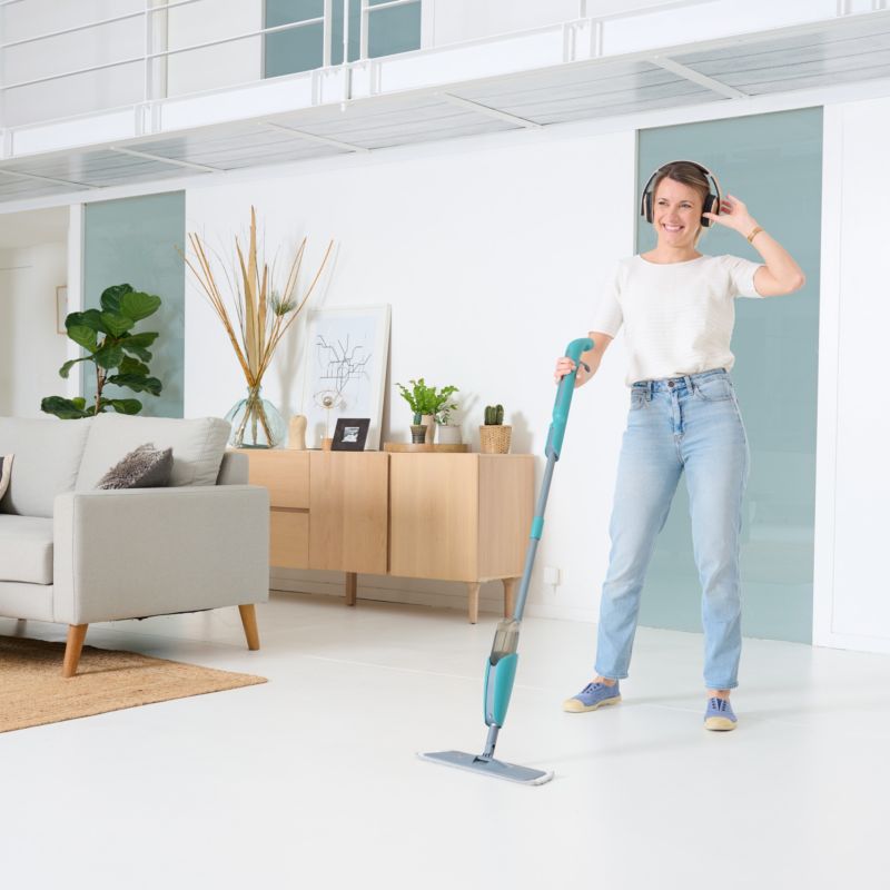 GoodHome flad mop med sprayfunktion