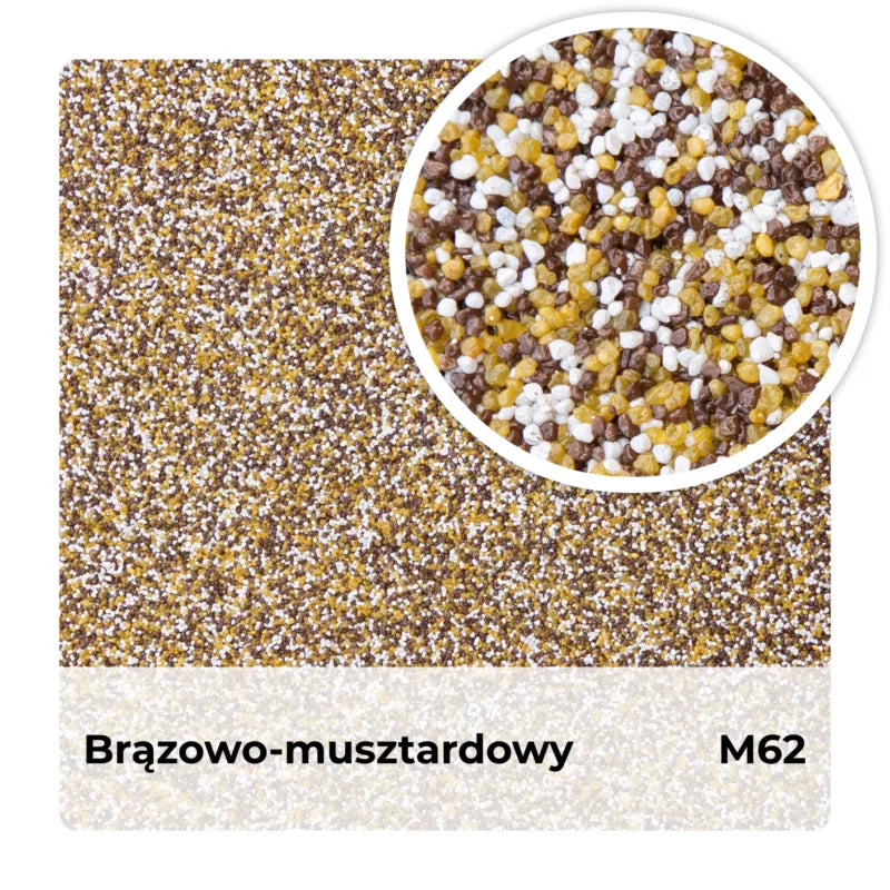 Mosaikpuds Brun Sennep M62 7 kg 1,8 m²