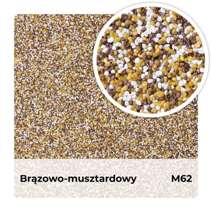 Mosaikpuds Brun Sennep M62 7 kg 1,8 m²