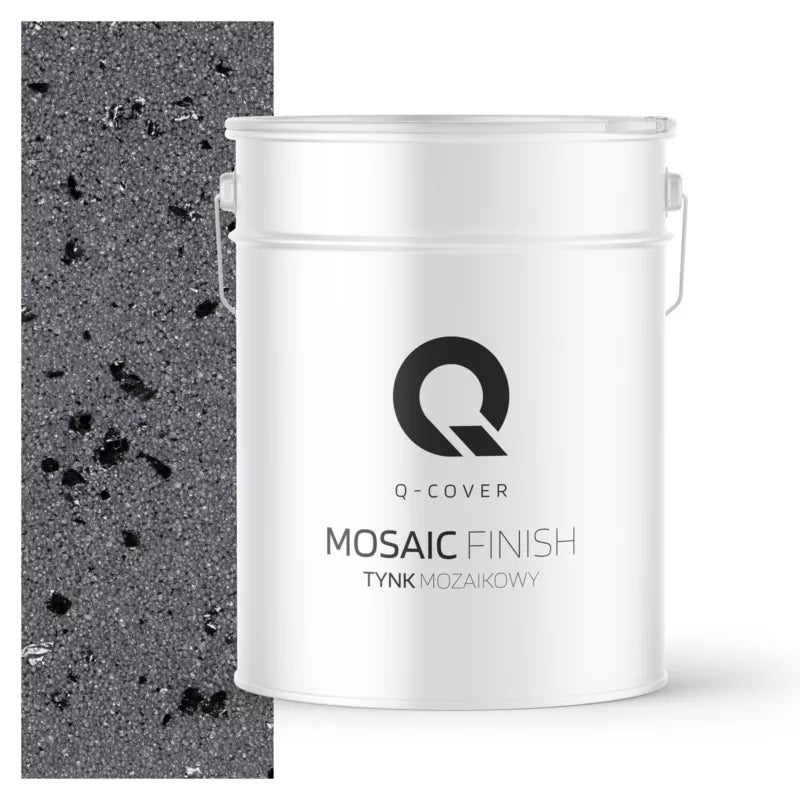 Mosaikpuds M06 Mørkegrå med Sort Glimmer 12,5 kg