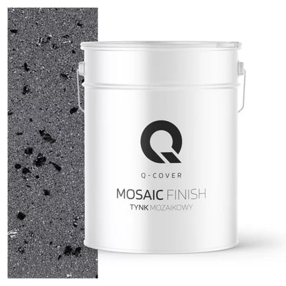 Mosaikpuds M06 Mørkegrå med Sort Glimmer 12,5 kg