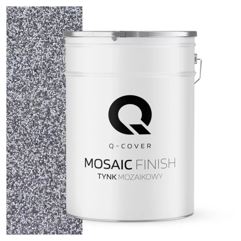 Mosaikpuds M13 25 kg Sort Sølv
